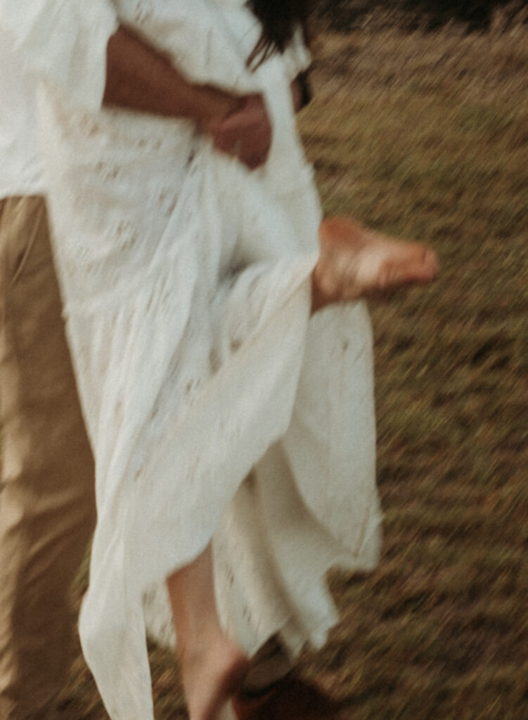 couple posing for their elopement pictures in Barbados