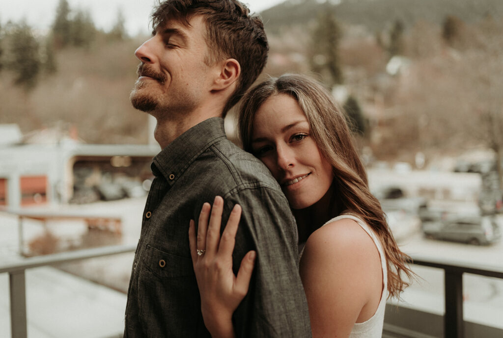 intimate at Home Engagement Photos